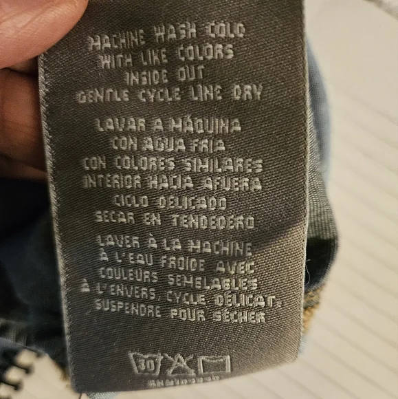 Melissa McCarthy Seven7 Colorblock Chambray Dress - XL - Picture 5 of 10